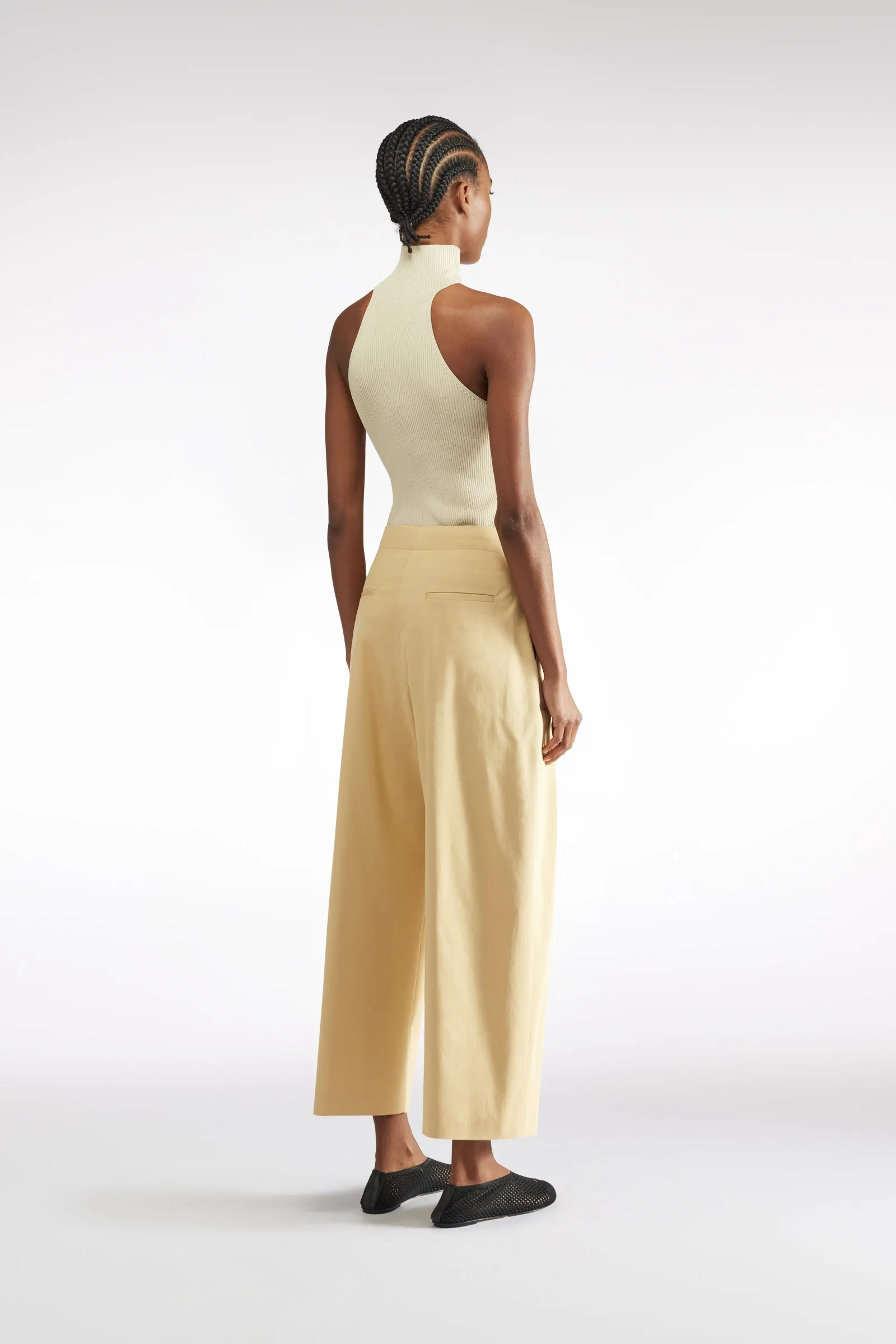 PANTALONE CROP GABARDINA LANA sold by Liviana Conti product image thumbnail 2