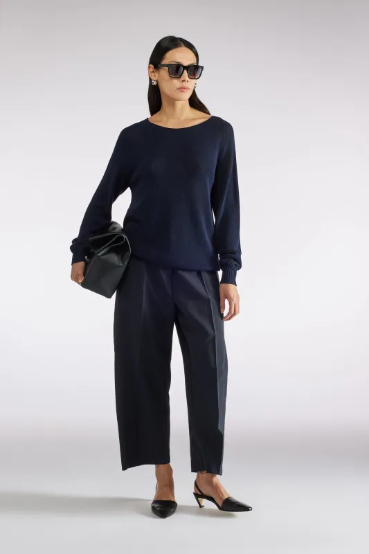 PANTALONE CROP IN TELA LANA sold by Liviana Conti