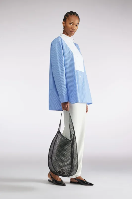 CAMICIA PLASTRON A RIGHE sold by Liviana Conti