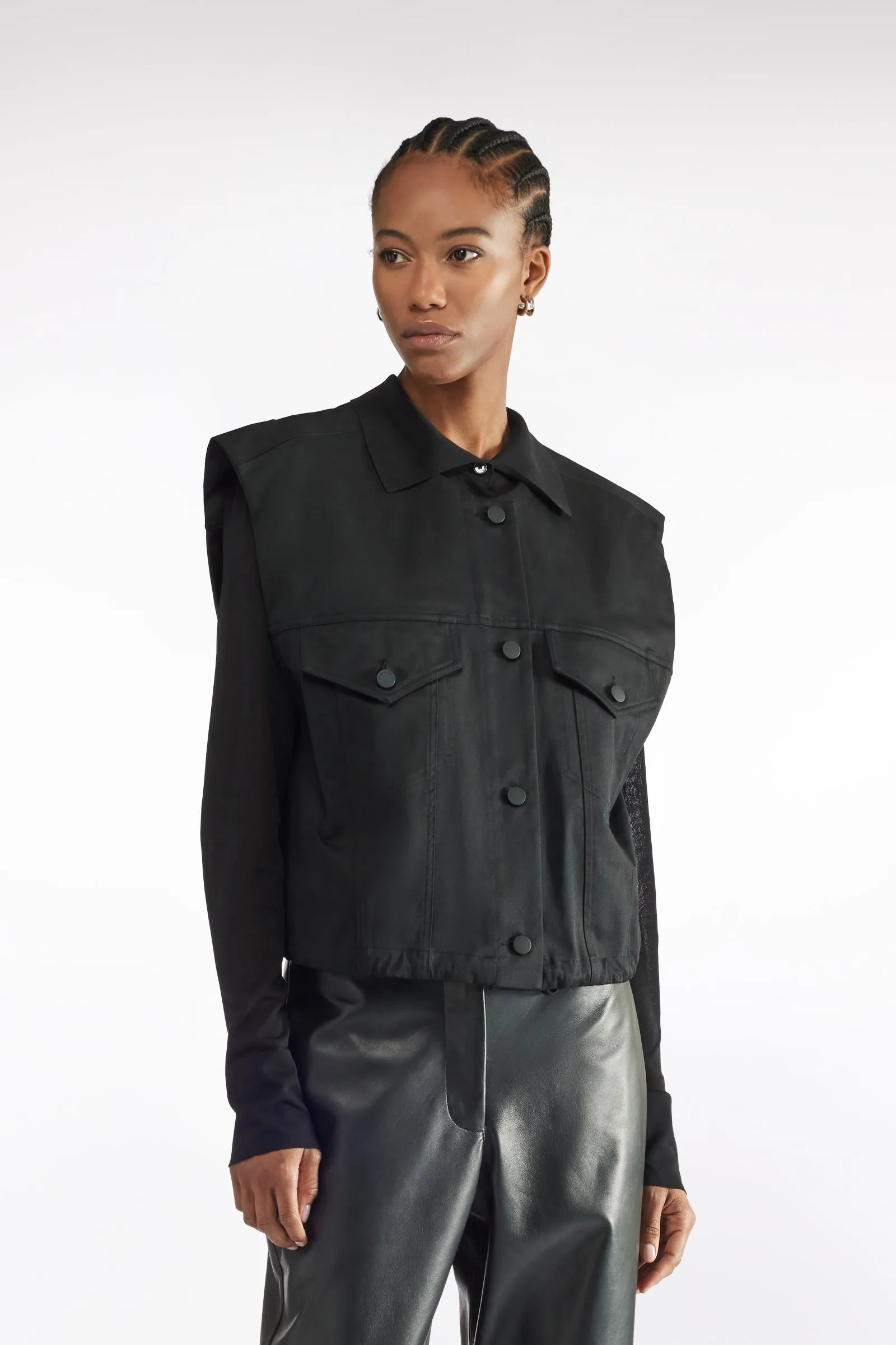 GILET IN GABARDINA COTONE sold by Liviana Conti product image thumbnail 2