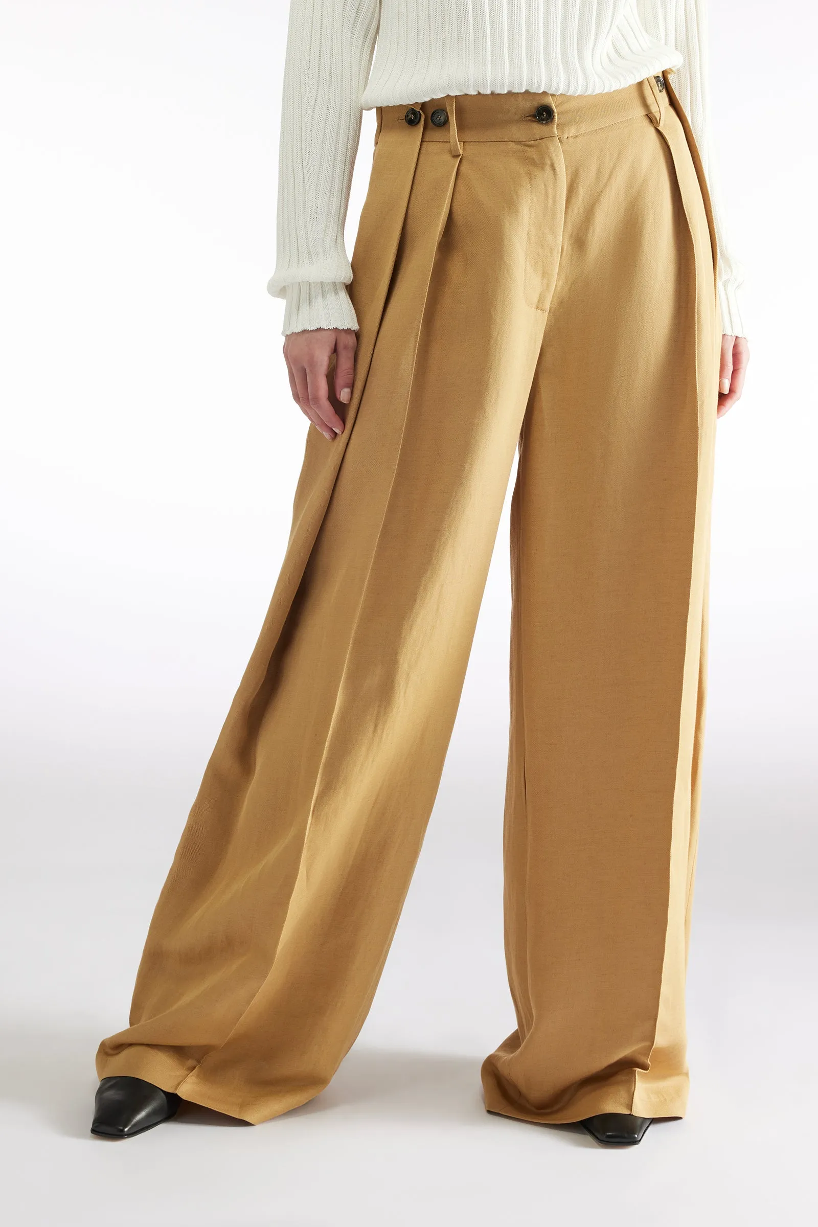 PANTALONE IN LINO-VISCOSA sold by Liviana Conti product image thumbnail 3