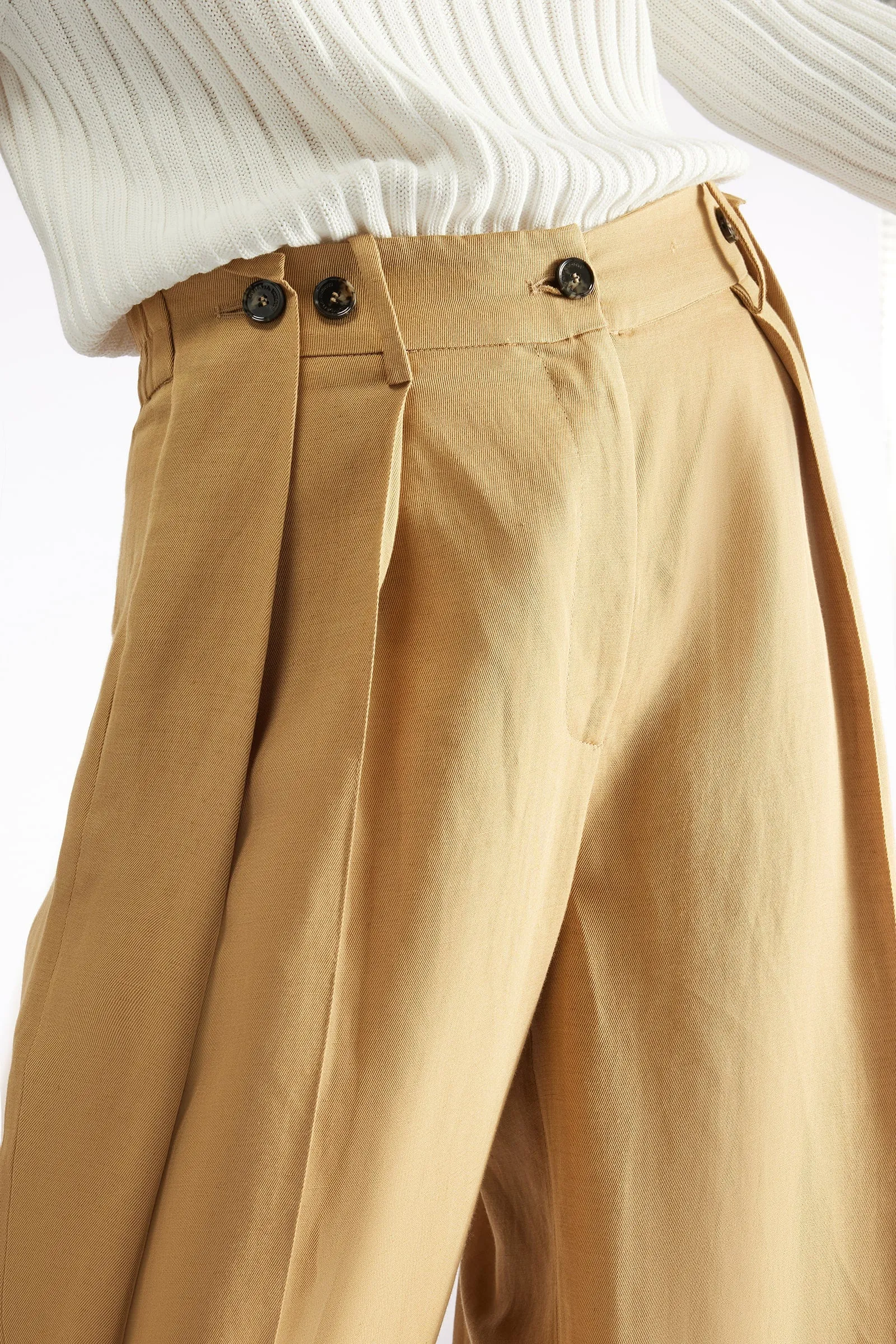 PANTALONE IN LINO-VISCOSA sold by Liviana Conti product image thumbnail 5