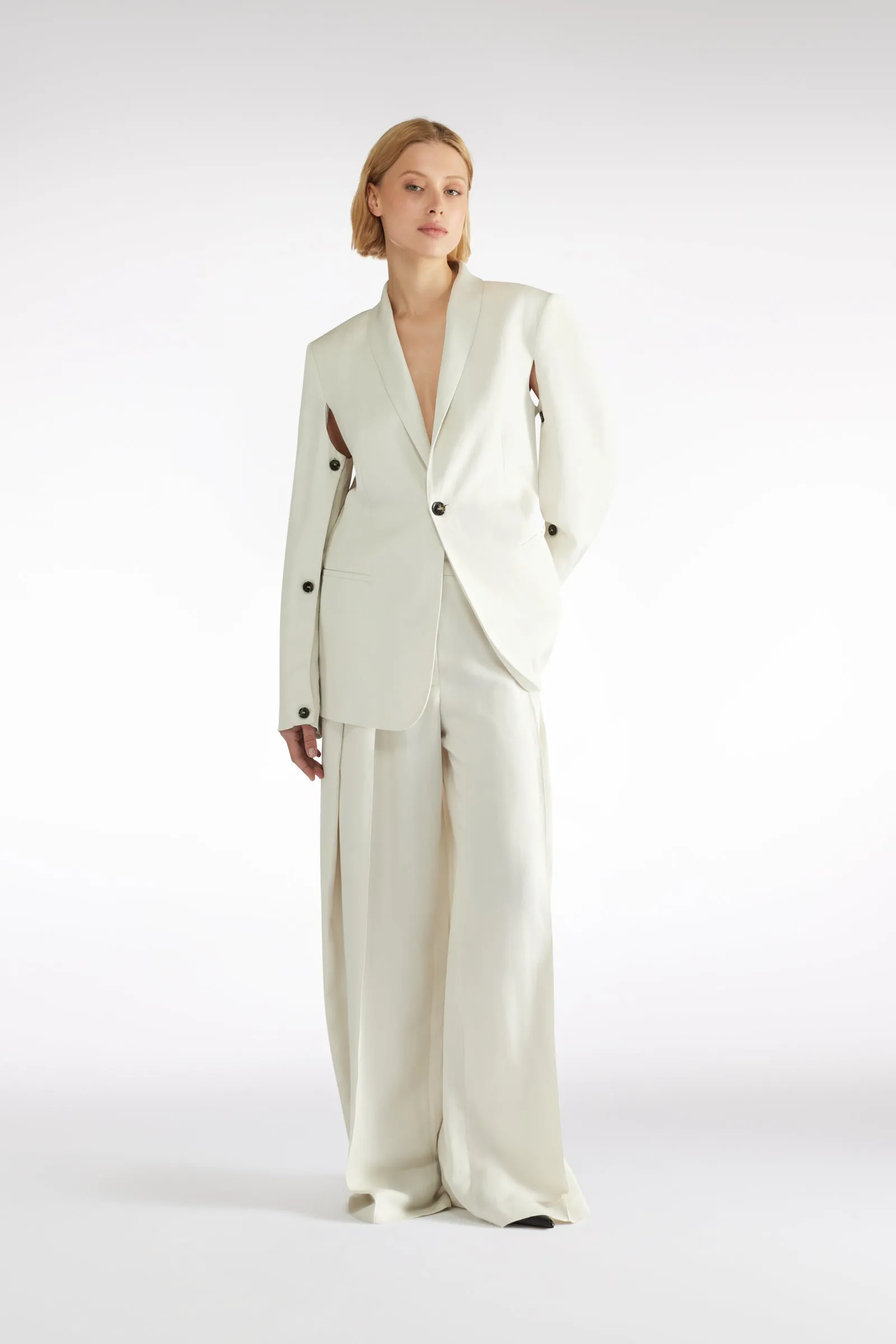 BLAZER IN LINO-VISCOSA sold by Liviana Conti product image thumbnail 4