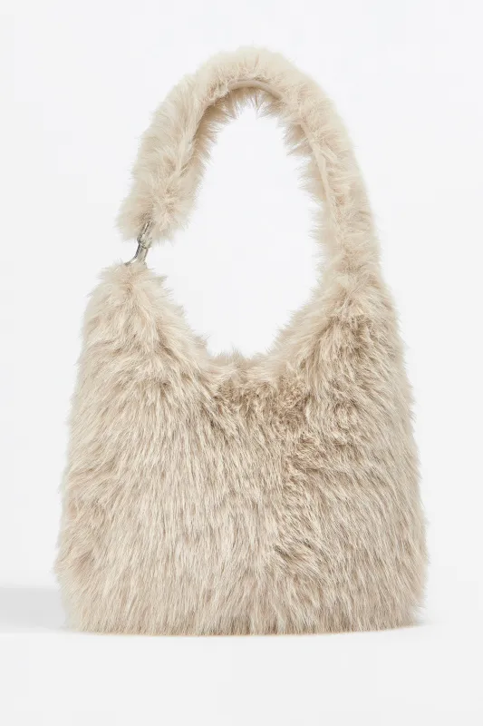 BORSA PICCOLA TOTE FAUX FUR sold by Liviana Conti