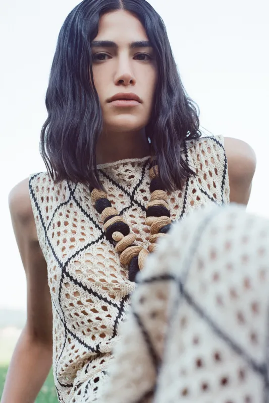 COLLANA RAFIA BICOLO sold by Liviana Conti