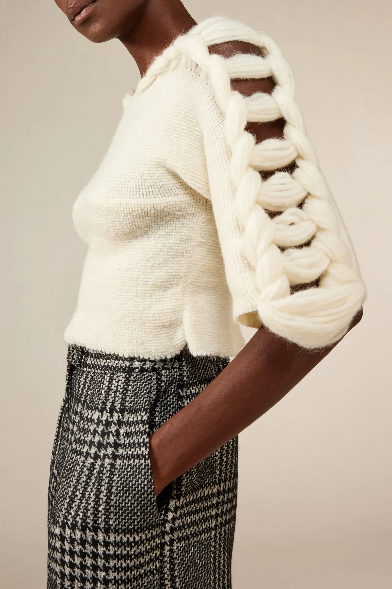 MAGLIA CON TRECCE sold by Liviana Conti product image thumbnail 4