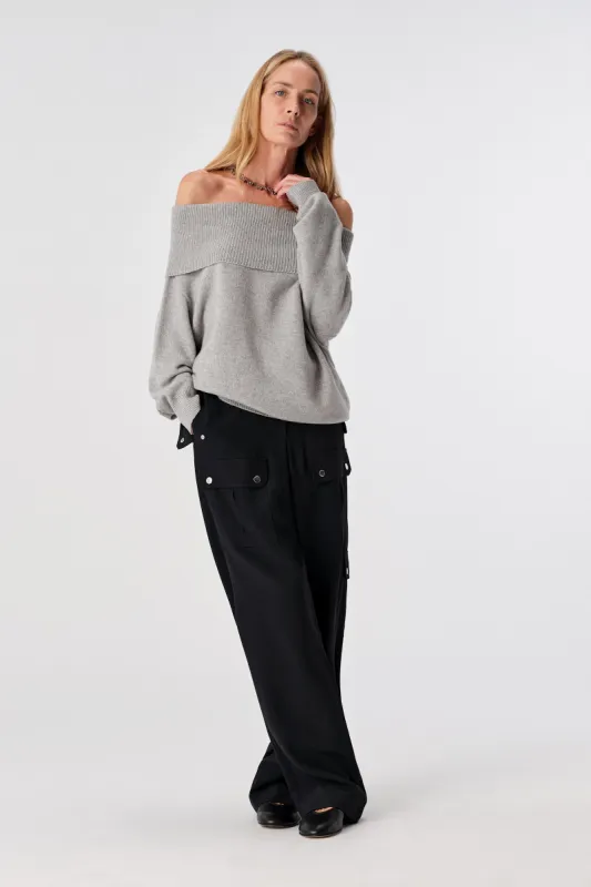 MAGLIA SPALLA SCOPERTE IN CASHMERE RICICLATO sold by Liviana Conti