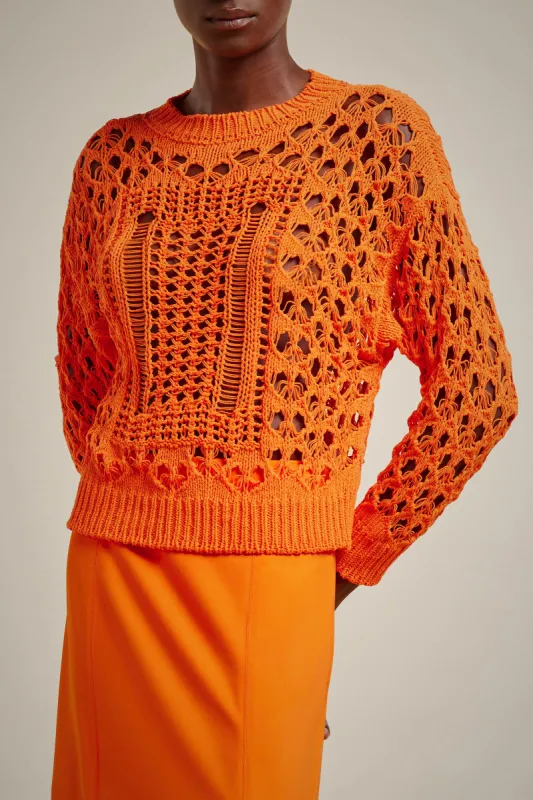 MAGLIA EFFETTO PIZZO made by Liviana Conti