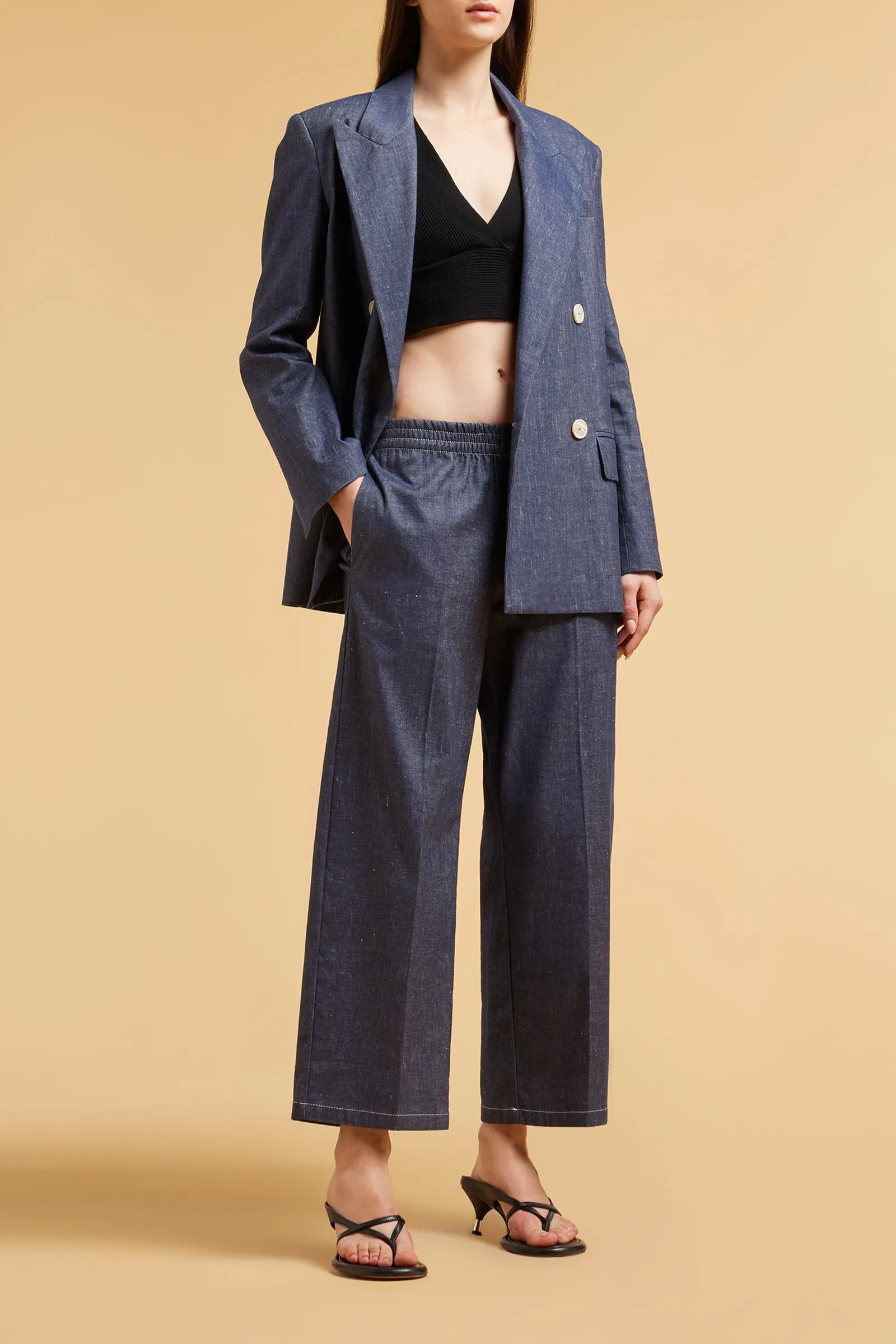 blazer tela cotone-lino sold by Liviana Conti