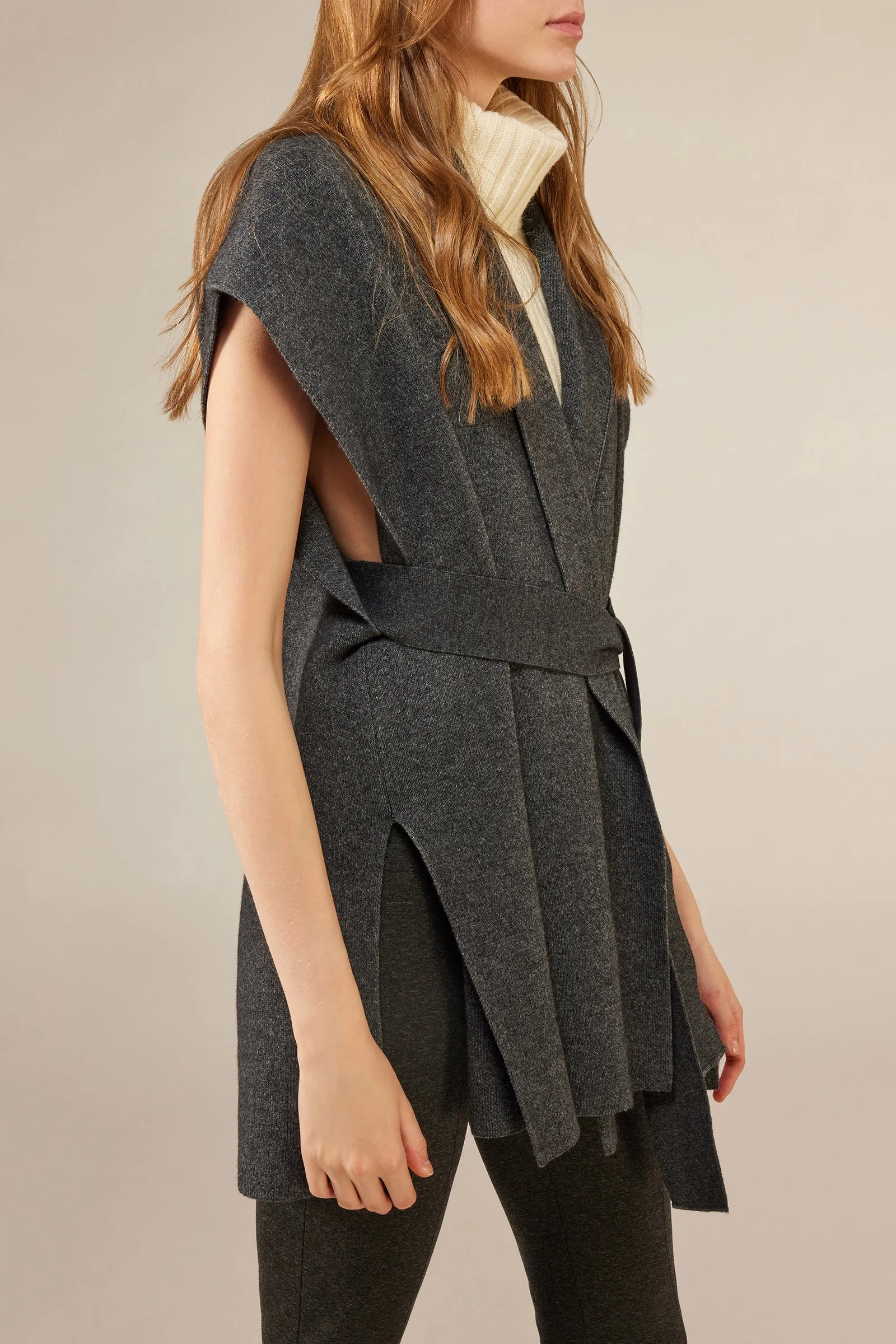 GILET CON CINTURA sold by Liviana Conti product image thumbnail 4