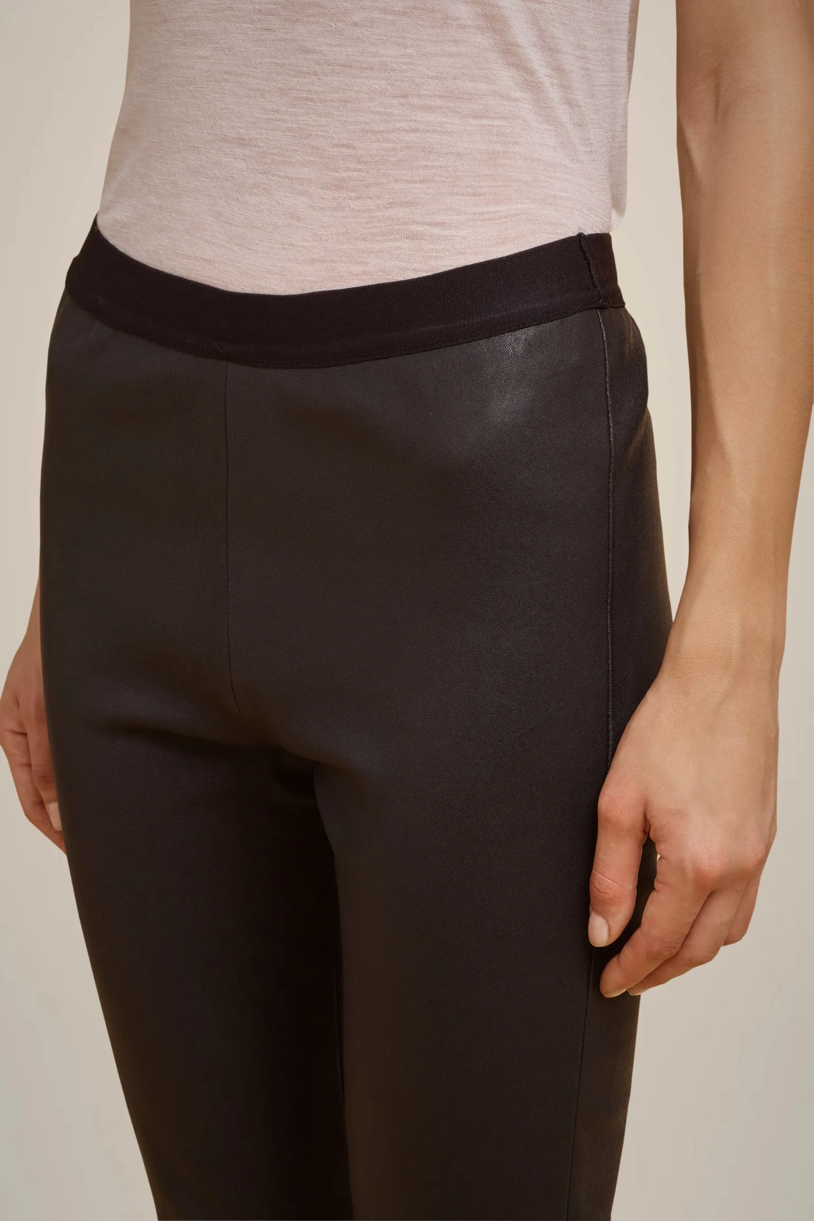 LEGGINGS IN VERA PELLE sold by Liviana Conti product image thumbnail 4