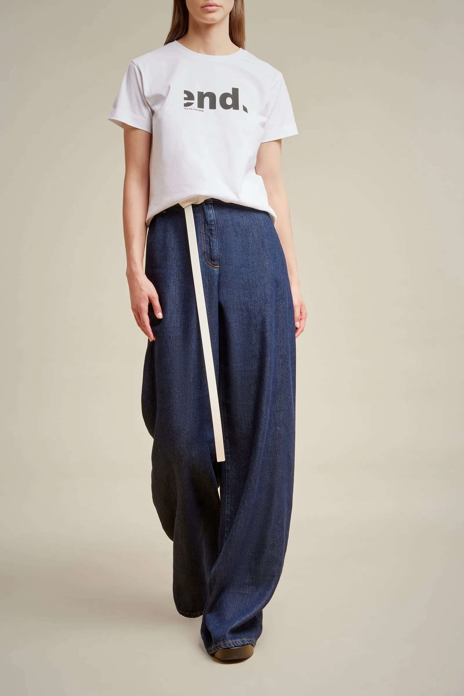 WIDE-LEG JEANS sold by Liviana Conti product image thumbnail 5