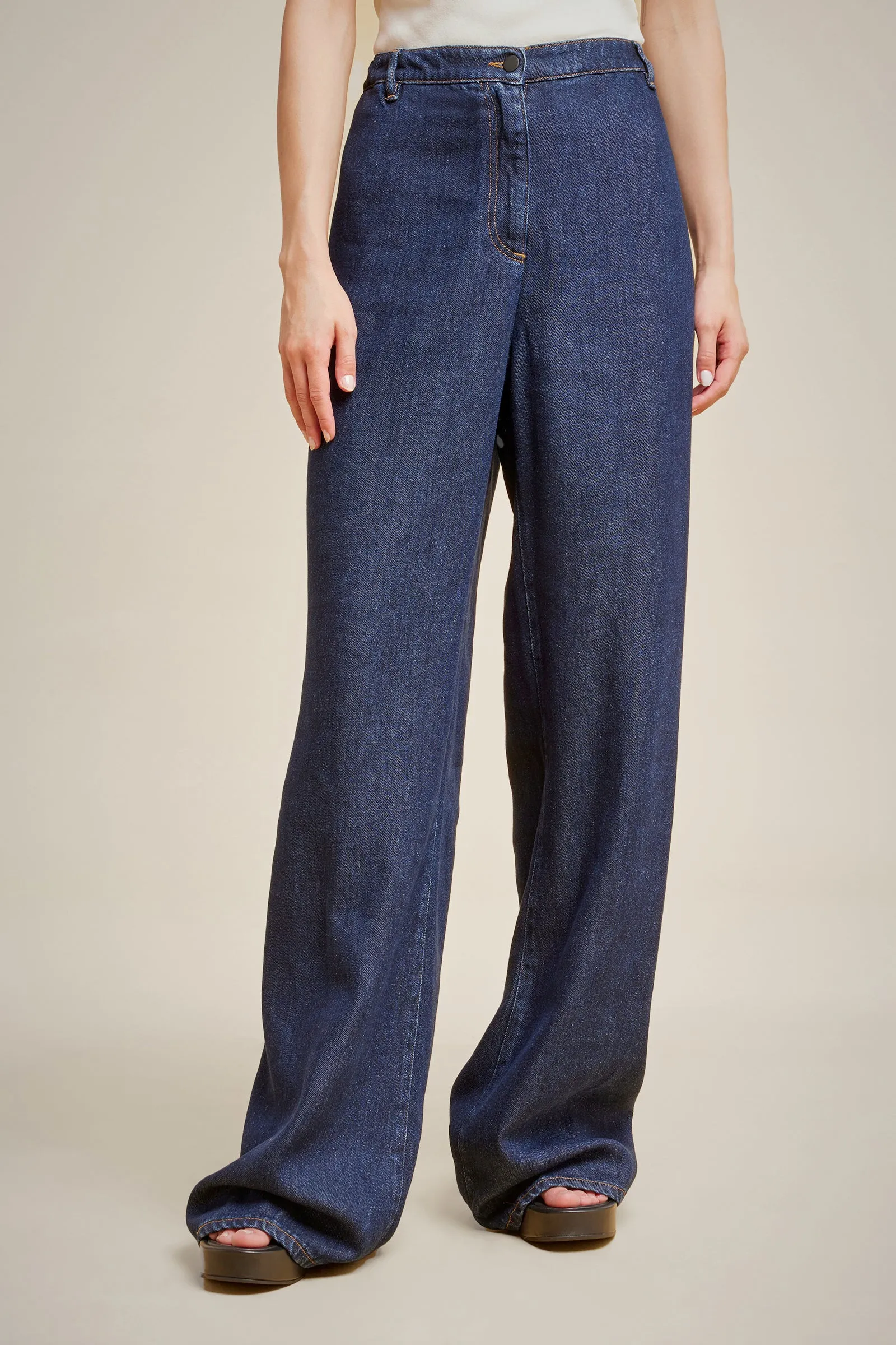 WIDE-LEG JEANS sold by Liviana Conti product image thumbnail 2