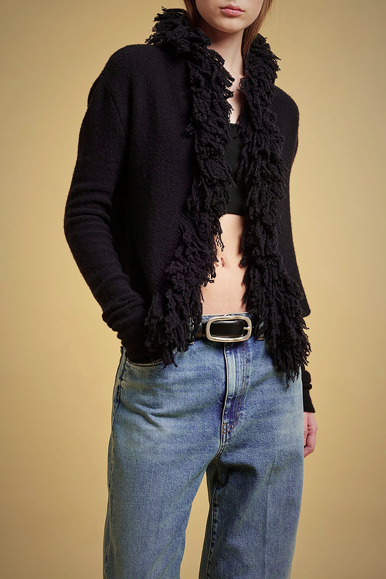 CARDIGAN CON FRANGE sold by Liviana Conti