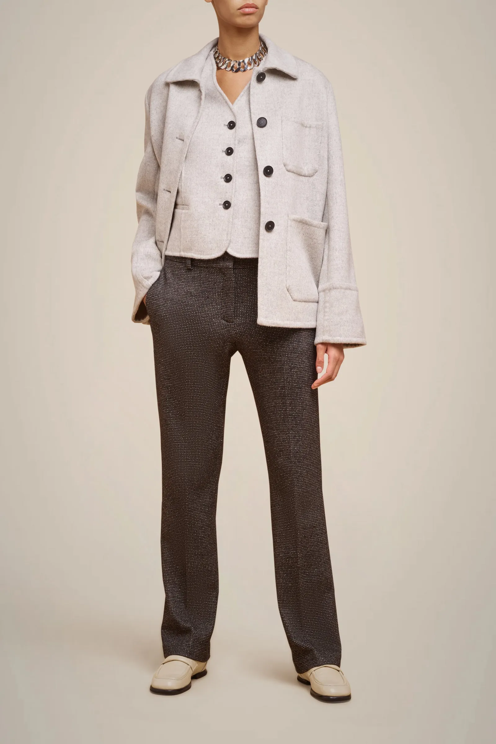 PANTALONE GAMBA DRITTA PANNO CASHMERE sold by Liviana Conti