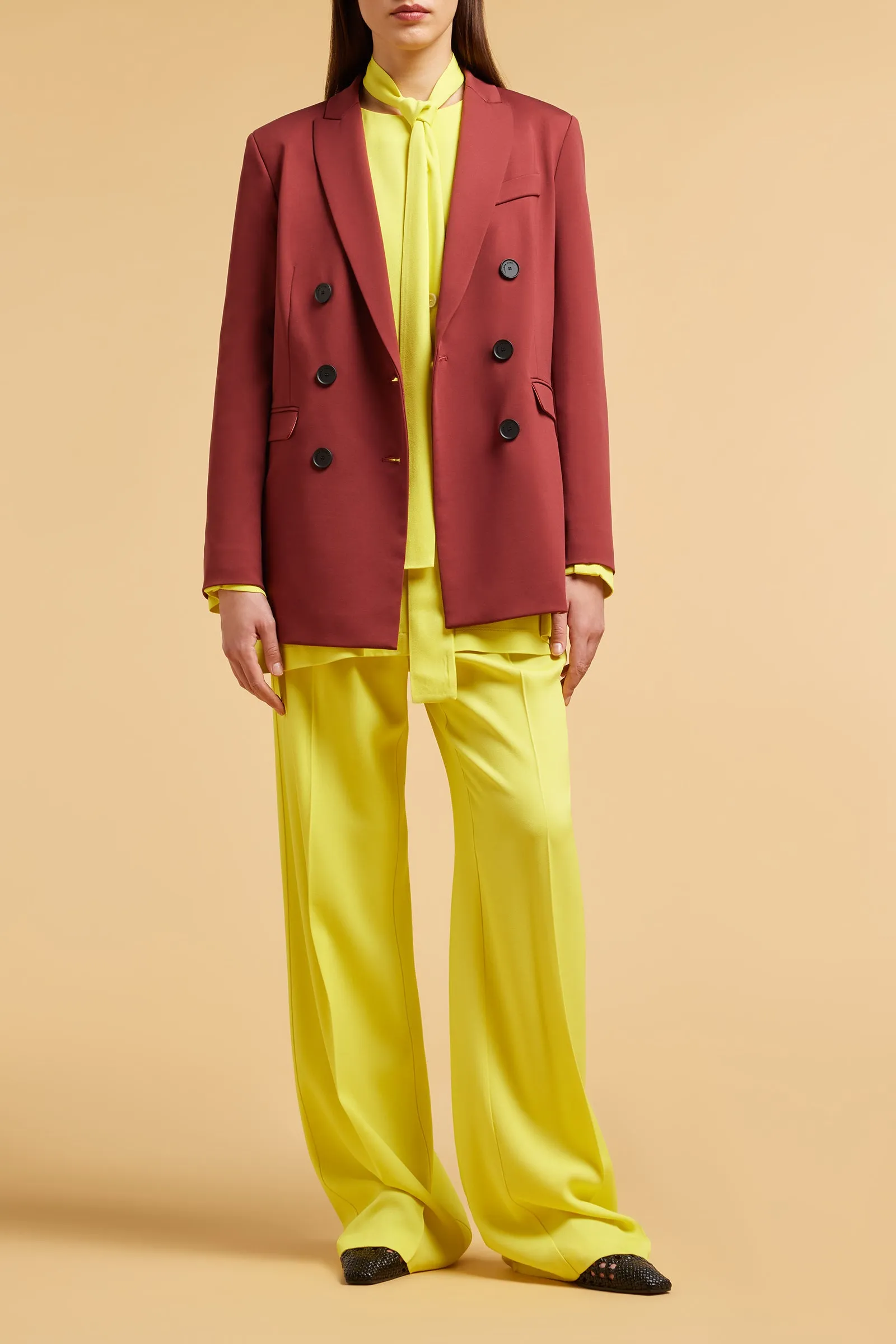 blazer punto milano lucido sold by Liviana Conti