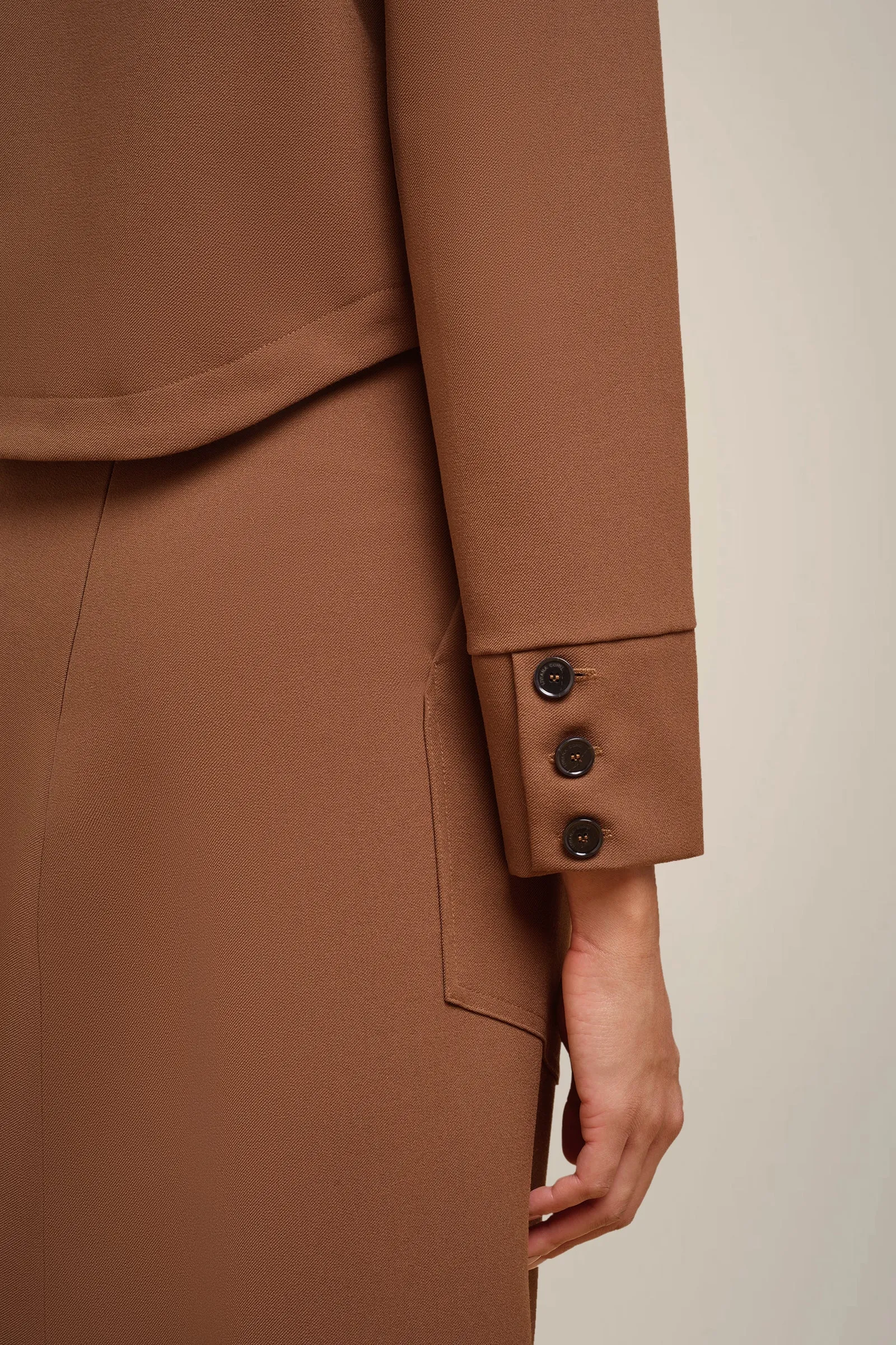 GIACCA CROP PUNTO MILANO LUCIDO sold by Liviana Conti product image thumbnail 4