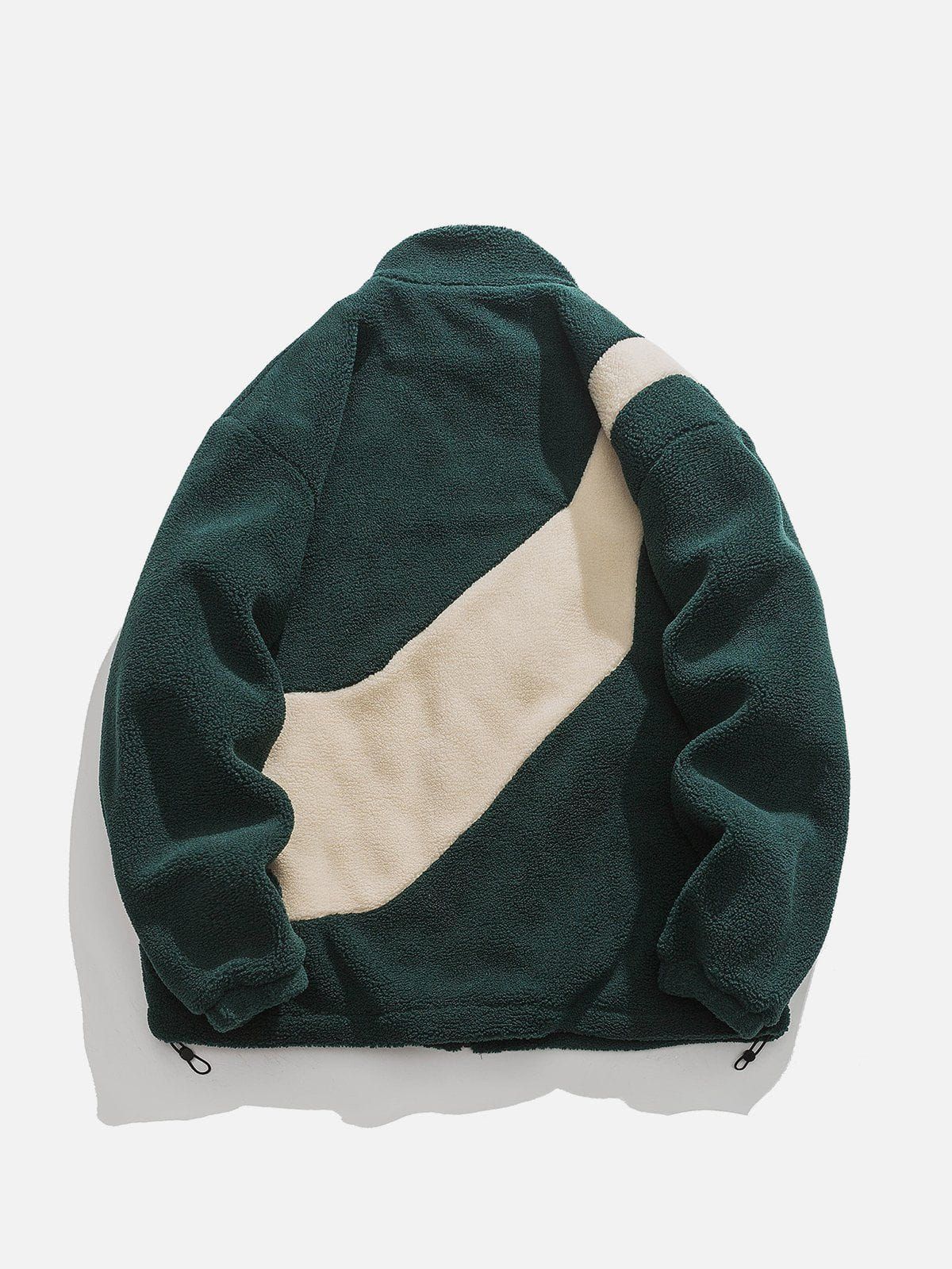 Patchwork Sherpa Coat sold by Yugen Theory product image thumbnail 2