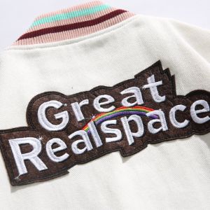 Baseball Jacket Embroidery Letter sold by Yugen Theory