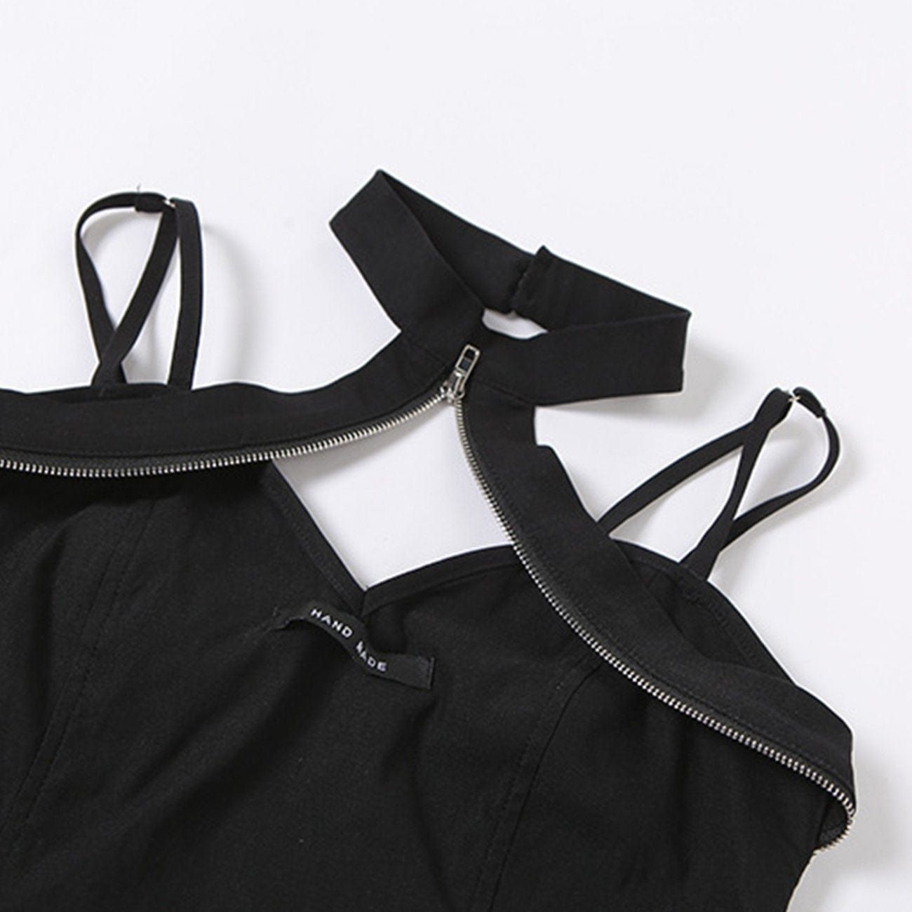 Zipper Neck Strap Vest sold by Yugen Theory product image thumbnail 3