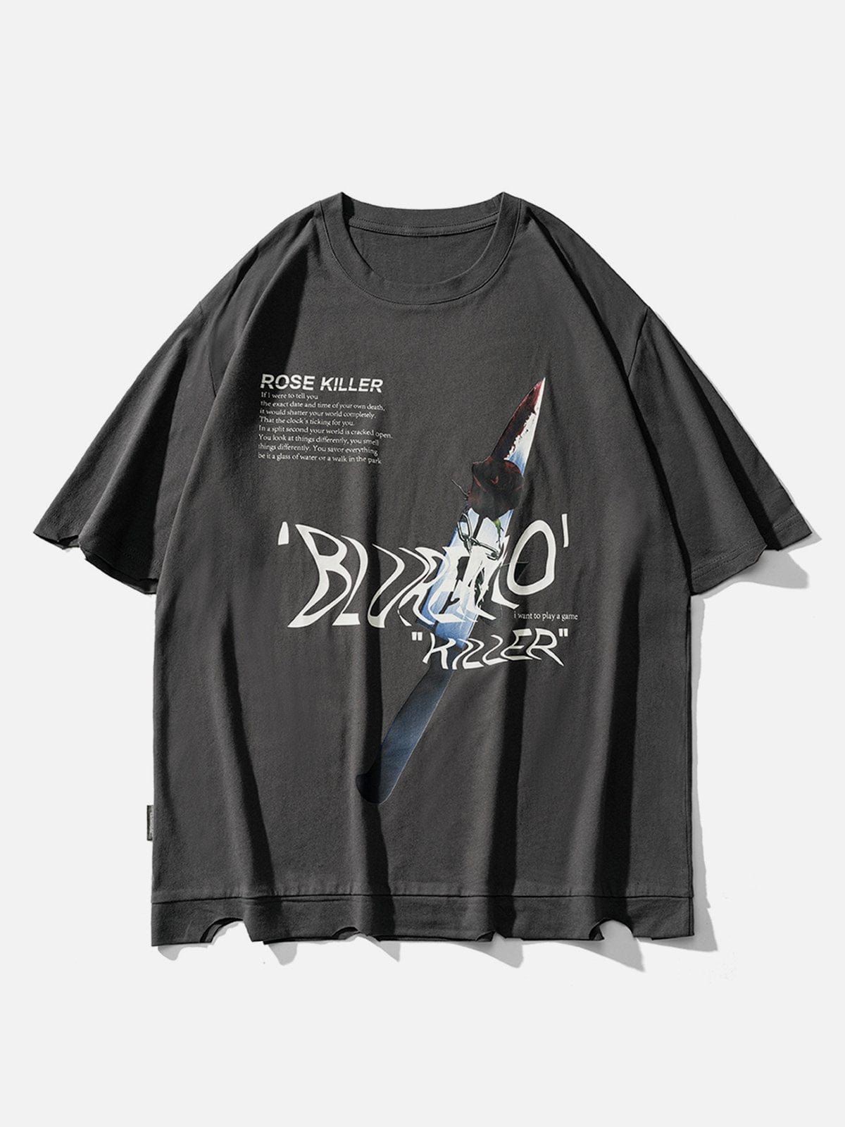 Rose Killer Graphic T-Shirt sold by Yugen Theory product image thumbnail 4