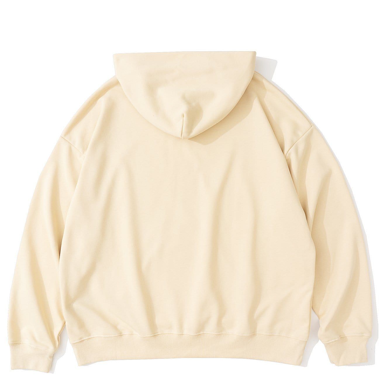 Solid Color Basic Letters Print Hoodie sold by Yugen Theory product image thumbnail 5