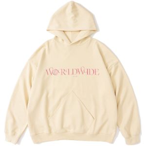 Solid Color Basic Letters Print Hoodie sold by Yugen Theory
