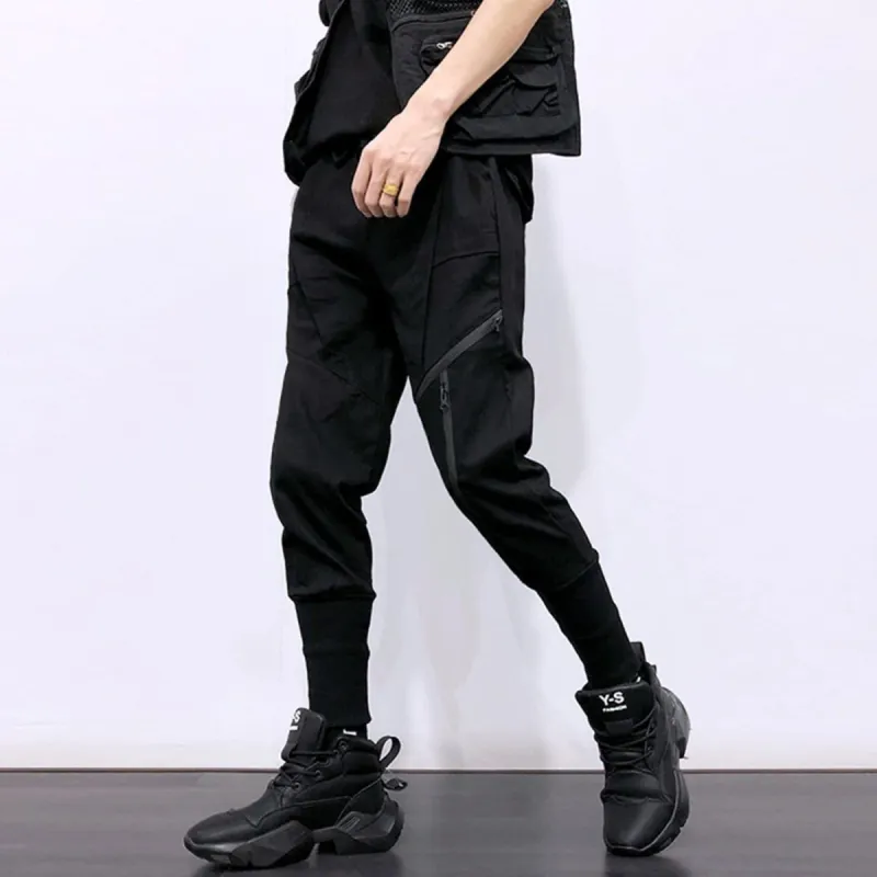 Function Oblique Zipper Cargo Pants sold by Yugen Theory