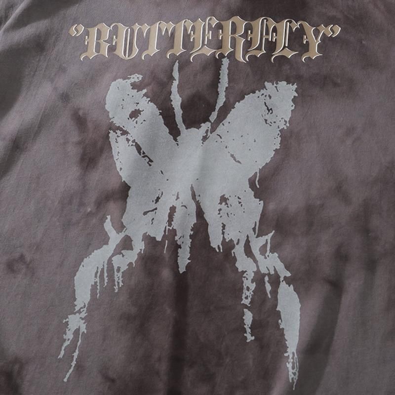 Gothic Butterfly Tie-Dye T-Shirt sold by Yugen Theory product image thumbnail 4