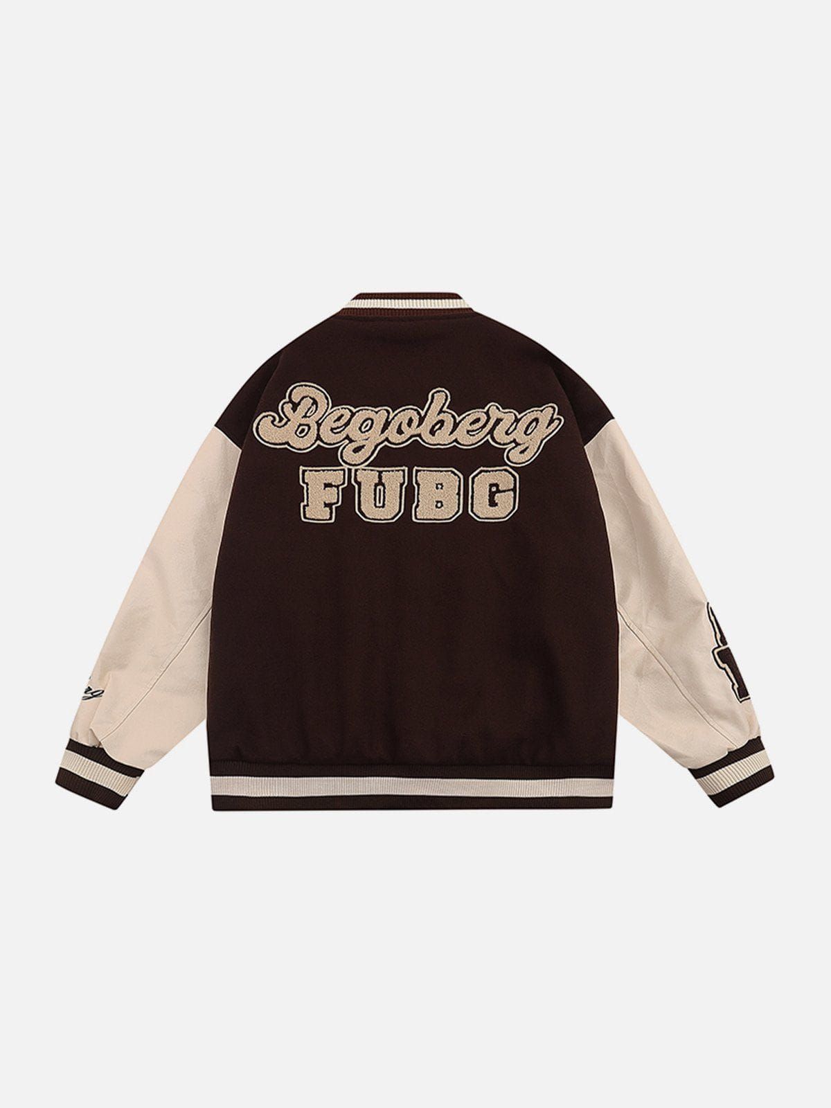 BG Embroidery Varsity Jacket sold by Yugen Theory product image thumbnail 4