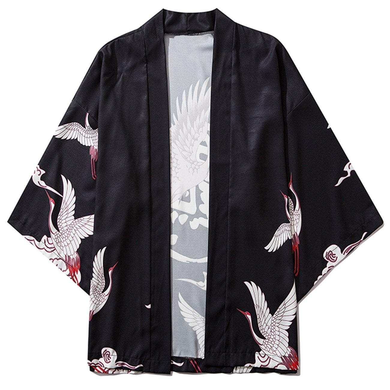 Pink Crane Kimono sold by Yugen Theory product image thumbnail 4