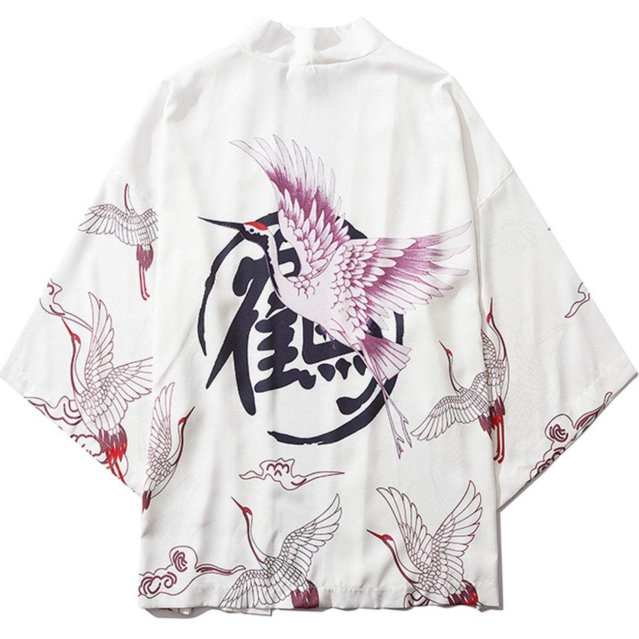 Pink Crane Kimono sold by Yugen Theory
