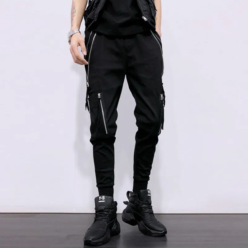 Function Double Zipper Pockets Cargo Pants sold by Yugen Theory
