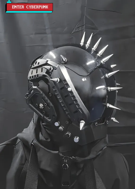 Gothic Dark Rivets Mask sold by Yugen Theory