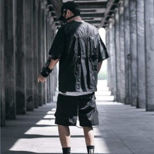 Multi Pocket Techwear T-Shirt sold by Yugen Theory