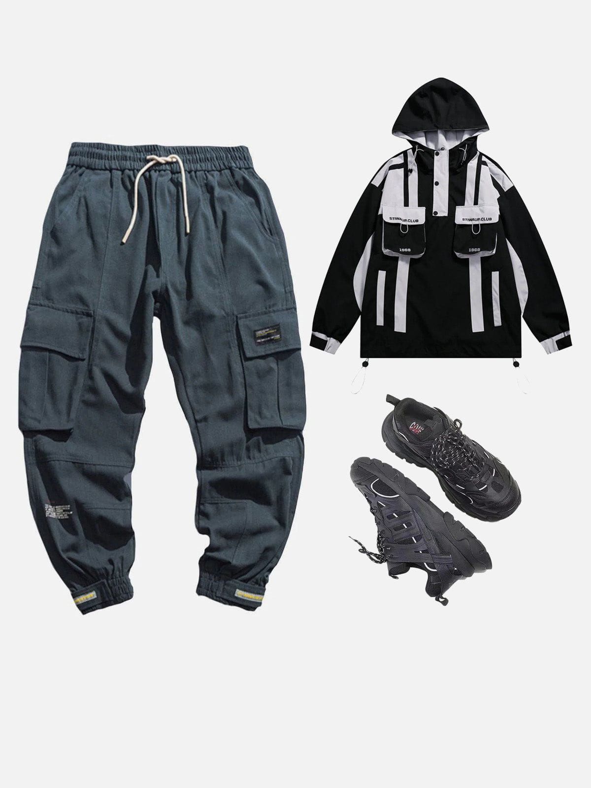 Casual Multi-pocket Cargo Pants sold by Yugen Theory product image thumbnail 2