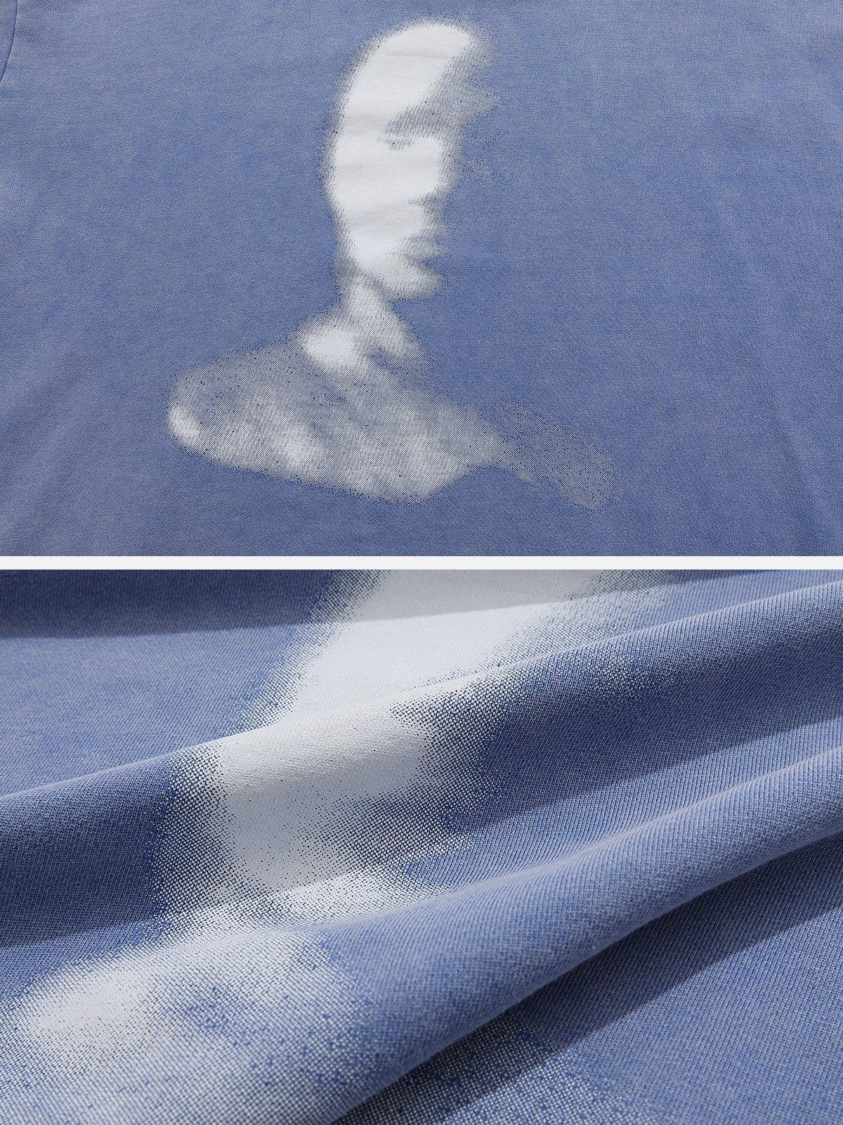 Washed Blurred Face Hoodie sold by Yugen Theory product image thumbnail 5