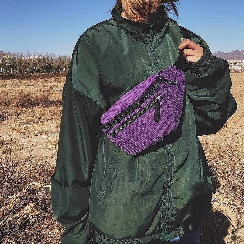 Corduroy Chest Bag sold by Yugen Theory product image thumbnail 3