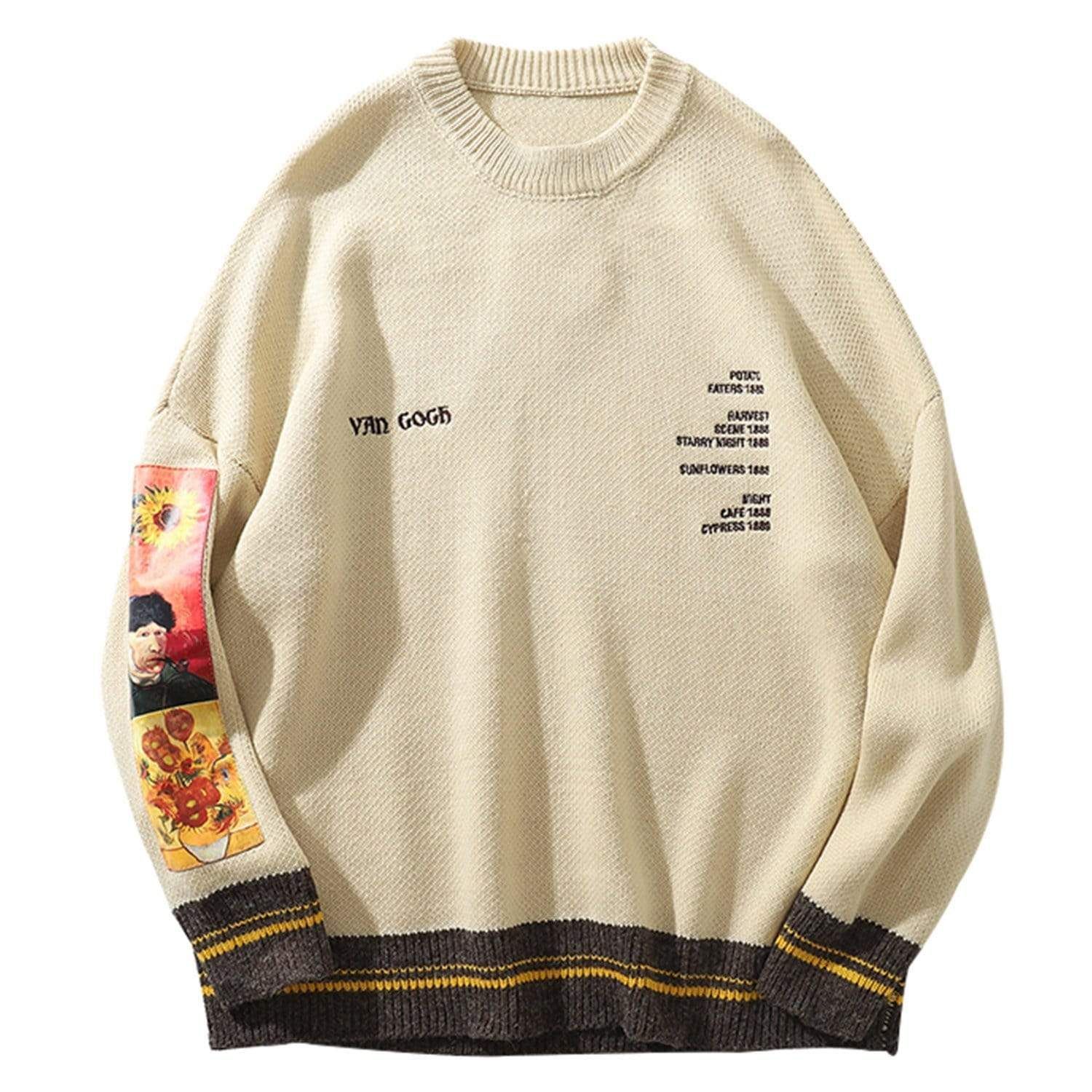 Van Gogh Sweater sold by Yugen Theory product image thumbnail 2