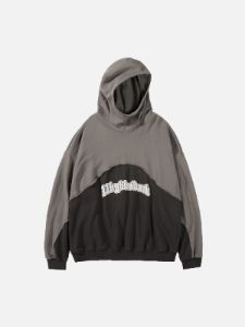 Patchwork Letters Hoodie sold by Yugen Theory