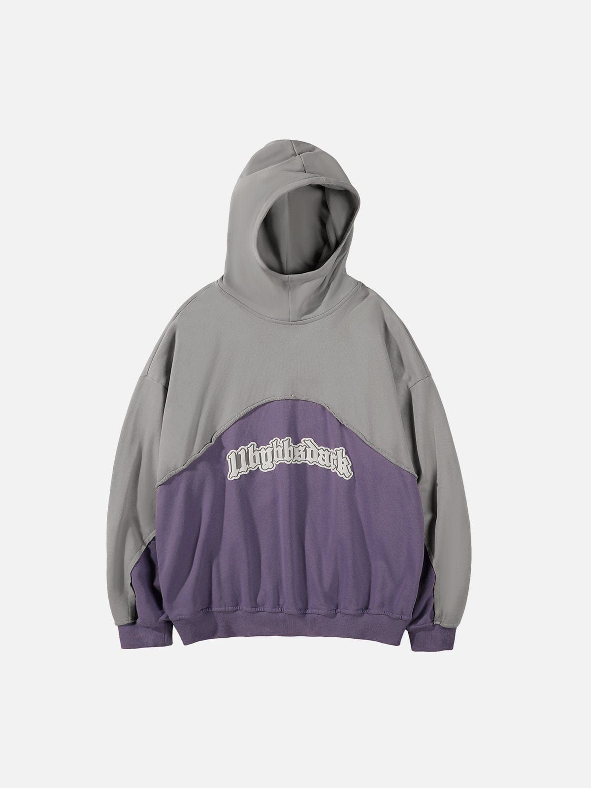 Patchwork Letters Hoodie sold by Yugen Theory product image thumbnail 3