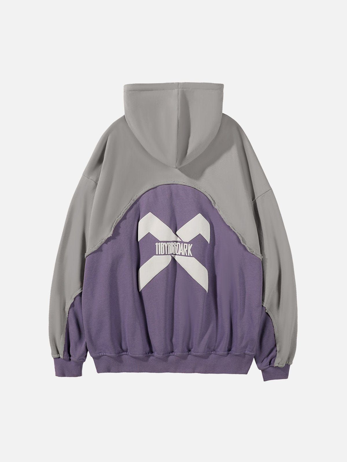 Patchwork Letters Hoodie sold by Yugen Theory product image thumbnail 4