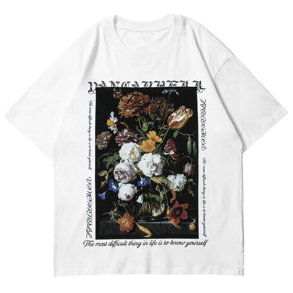 VANCARHELL Flower Print T-Shirt | Parallel
