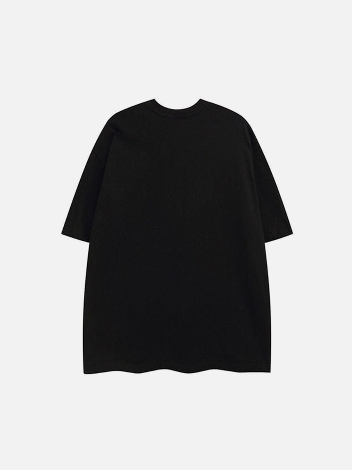 Dark Funny Color Graffiti T-Shirt sold by Yugen Theory product image thumbnail 3