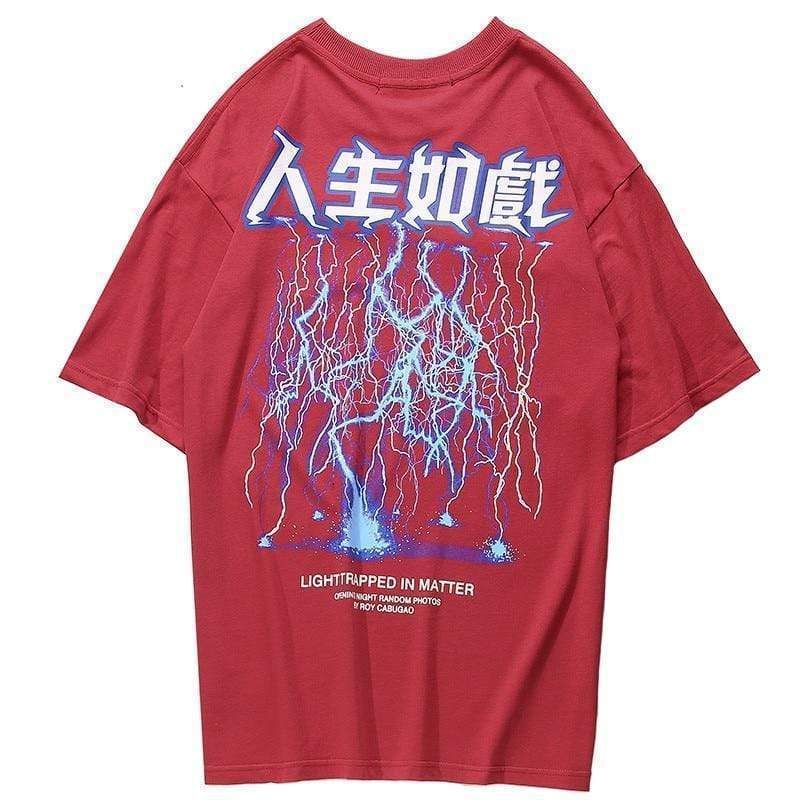 Kanji Thunder T-Shirt sold by Yugen Theory product image thumbnail 5