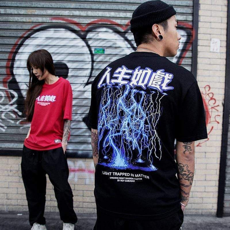 Kanji Thunder T-Shirt sold by Yugen Theory
