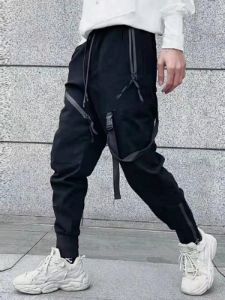 Ribbons Buckle Cargo Pants sold by Yugen Theory