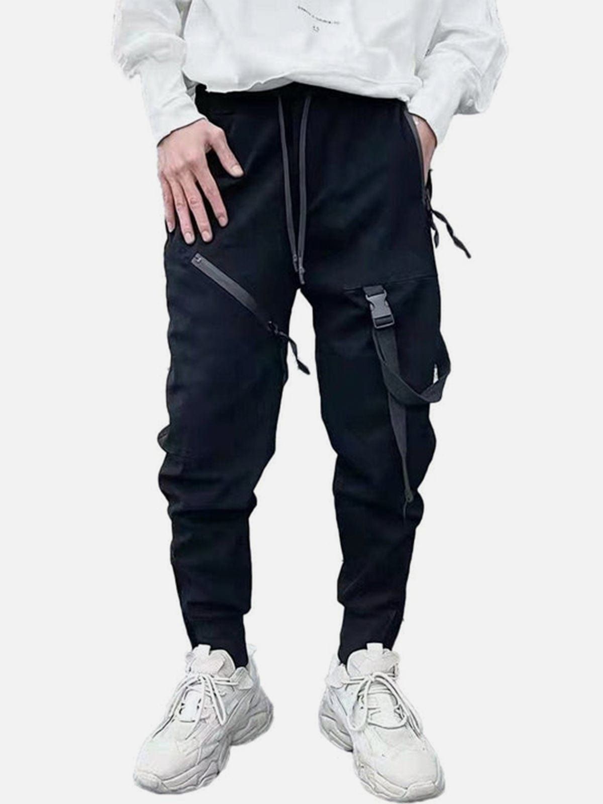 Ribbons Buckle Cargo Pants sold by Yugen Theory