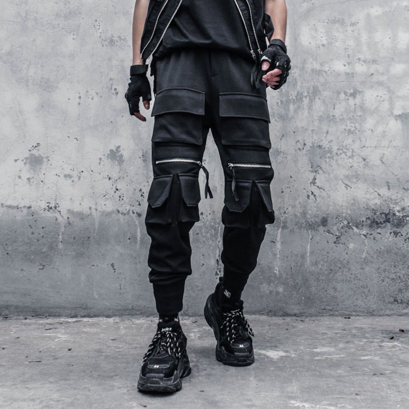 Dark Multi-pocket Cargo Pants sold by Yugen Theory product image thumbnail 2