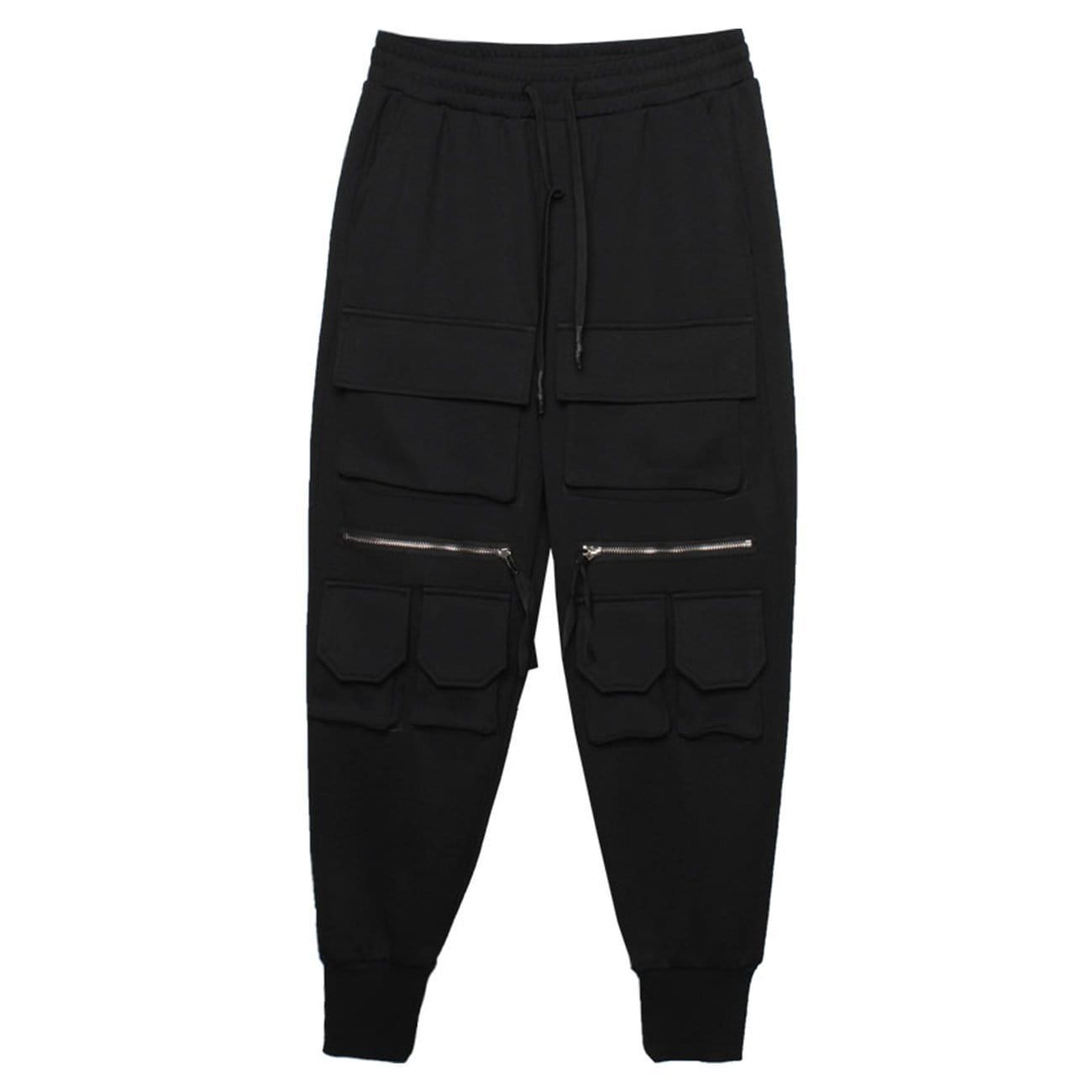 Dark Multi-pocket Cargo Pants sold by Yugen Theory